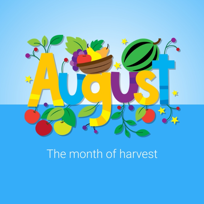 August Template | PosterMyWall
