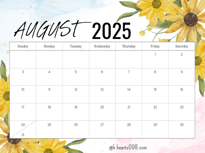 August Presentazione template