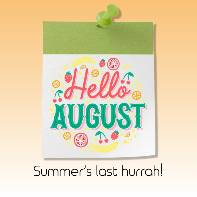 August Template PosterMyWall