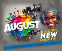 August Large Rectangle template