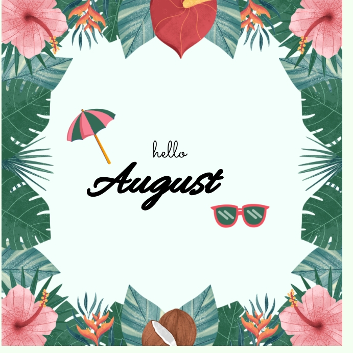 August Template | PosterMyWall