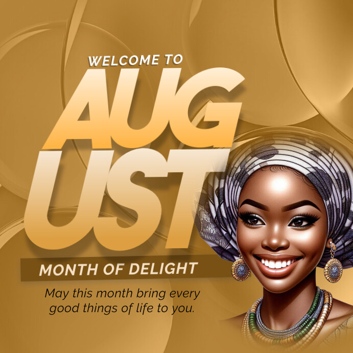August Template | PosterMyWall