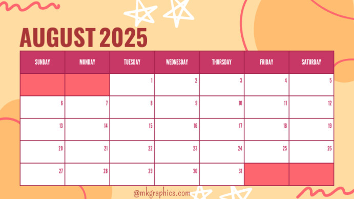 August Apresentação (16:9) template