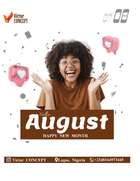August Design Template | PosterMyWall