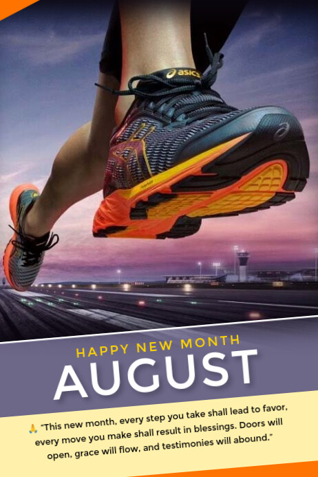 AUGUST Template | PosterMyWall