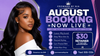 蓝色 Luxury Hair Styling YouTube Duimnael Template