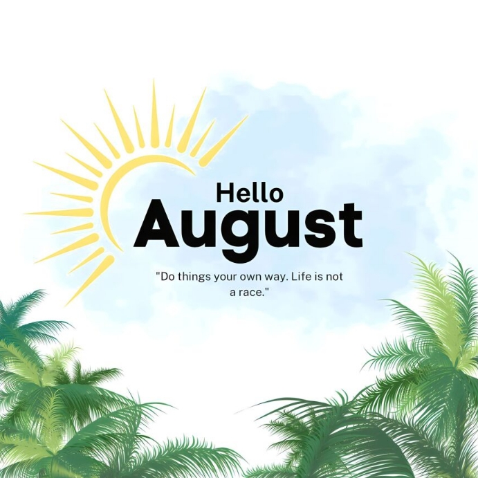August Poster Design Template PosterMyWall