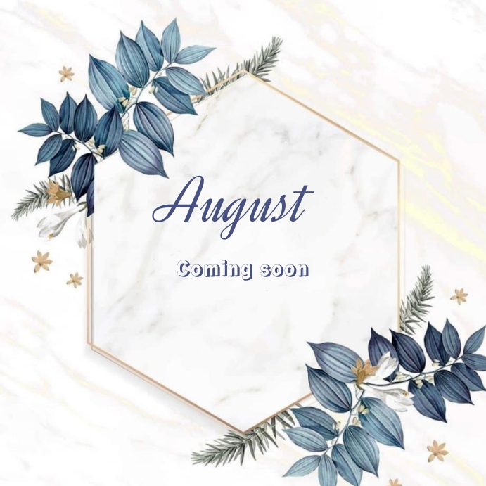 August Template PosterMyWall