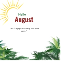 August Template PosterMyWall