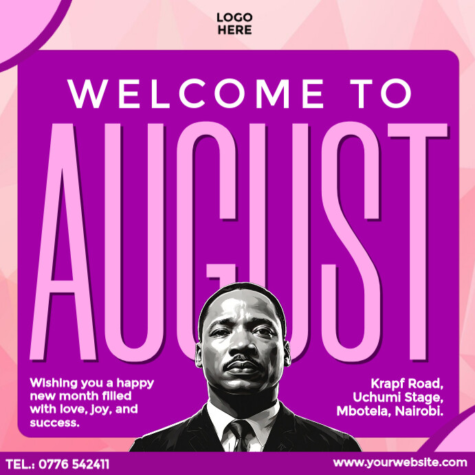 august welcome Template | PosterMyWall