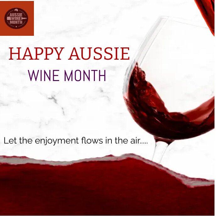 Aussie Wine Month Design Template Publicação no Instagram