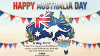 Australia Day Affichage numérique (16:9) template