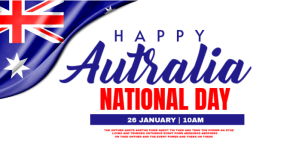 Australia Day Изображение, которым поделились на Facebook template
