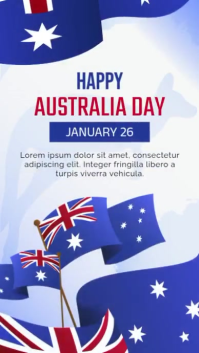 australia day Instagram Story template