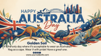 Australia Day Digital Display (16:9) template