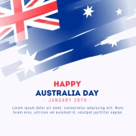 australia day Instagram-Beitrag template