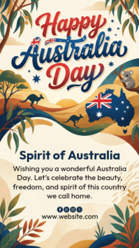 Australia Day Indaba yaku-Instagram template