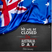 Australia day Instagram post, Australia day template