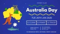 Australia Day Kid's Event Video Banner template