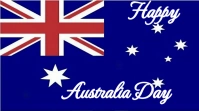 Australia day template งานแสดงผลงานแบบดิจิทัล (16:9)