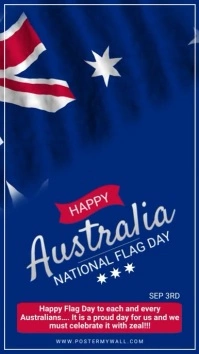 Australia National Flag Day Instagram Story template