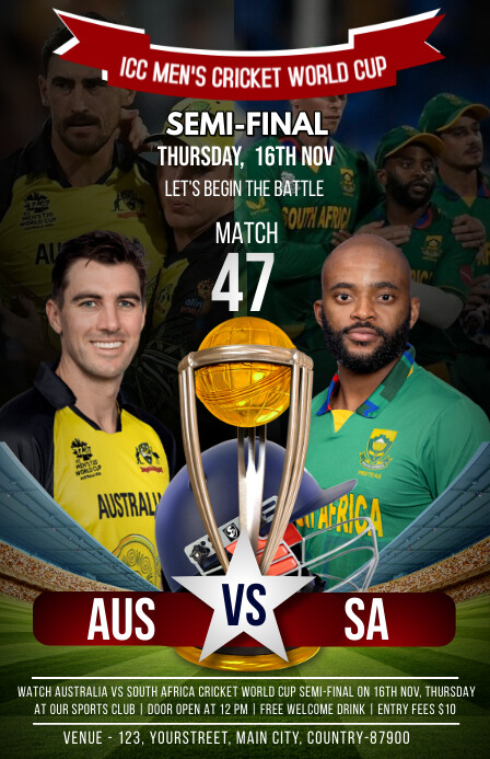 Vibrant It's Australia Vs South Africa, But Not As You Know It Image in HD Vibrant It's Australia Vs South Africa, But Not As You Know It Image in HD