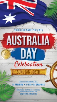 Australian Day Celebration Instagram Template Instagram-verhaal