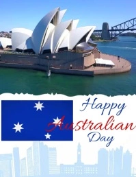 Australian day Flyer (US Letter) template