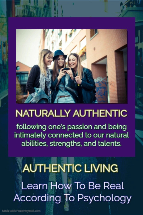 Authentic Living Template | PosterMyWall