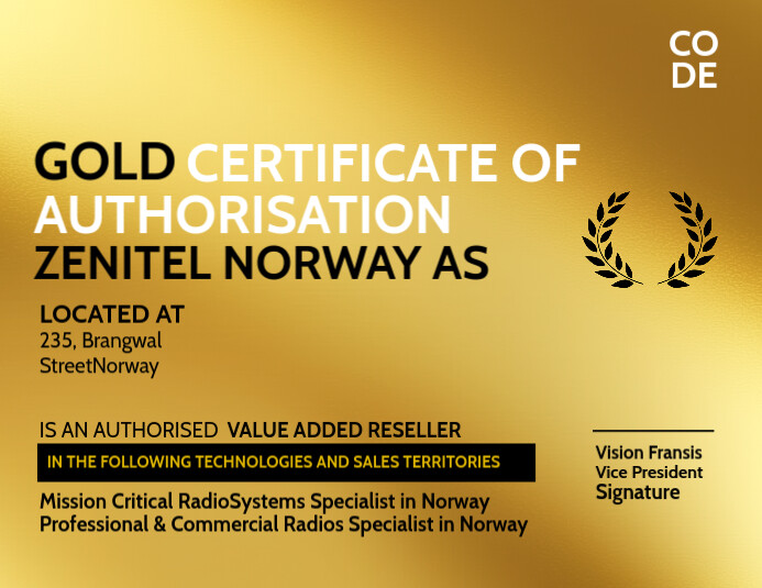 Authorization Certificate Template PosterMyWall