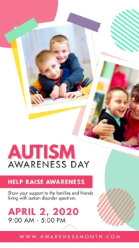 Autism Awareness Day Instagram Story Template