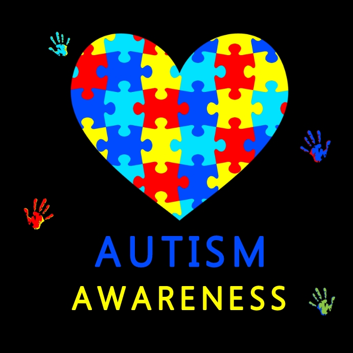 Autism Awareness Instagram 帖子 template