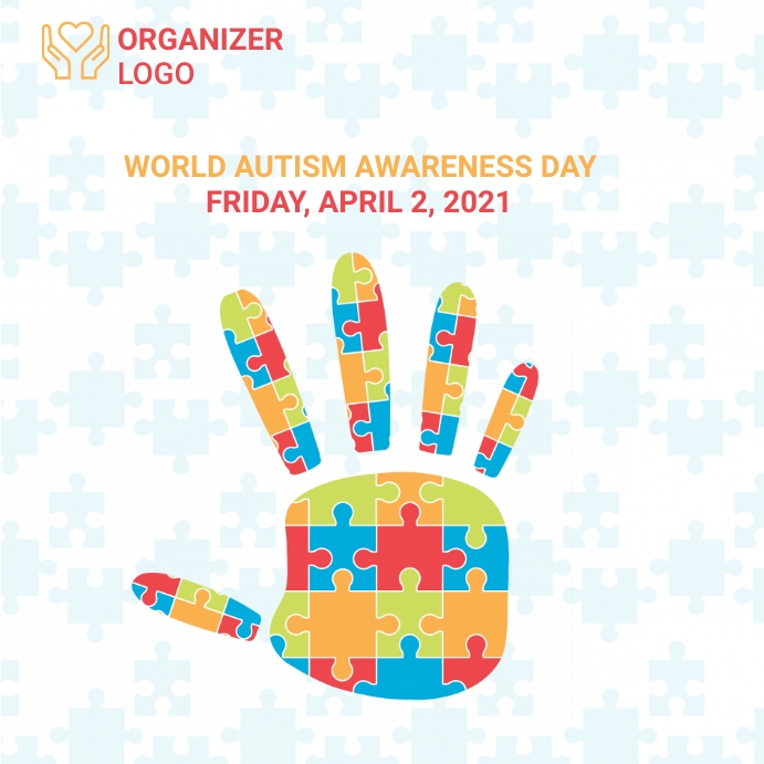 Autism Awareness Instagram-Beitrag template