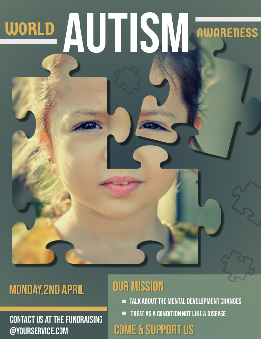 Autism Flyer Template