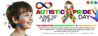 Autistic Pride Day: Celebrating Neurodiversity Facebook-omslagfoto template