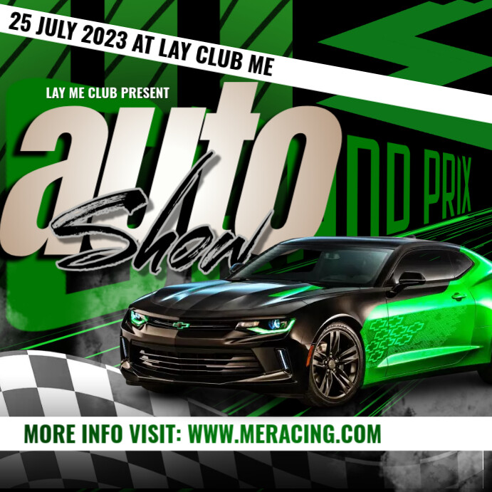 Auto Car Show Template | PosterMyWall