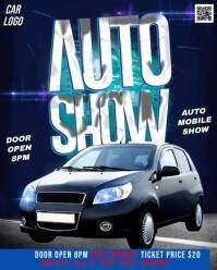 Auto Car Show Flyer Instagram Portrait template