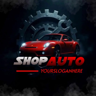 Auto Care Logo Template - Modern Car Repair & Service Design