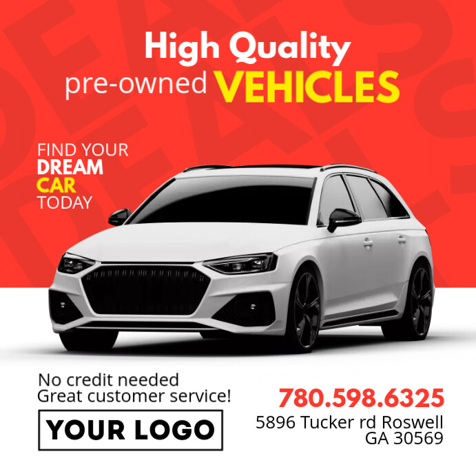 Dealears Posts Auto Dealers Flyers Templates | PosterMyWall