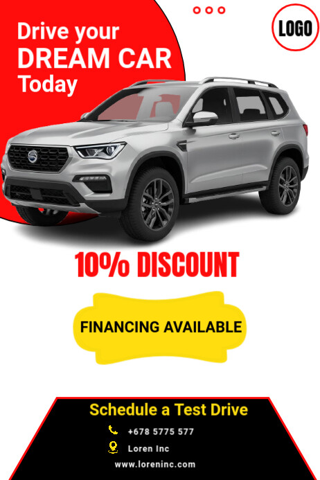 Dealer Loader Promotion Example Auto Dealership Promo Design Template | PosterMyWall