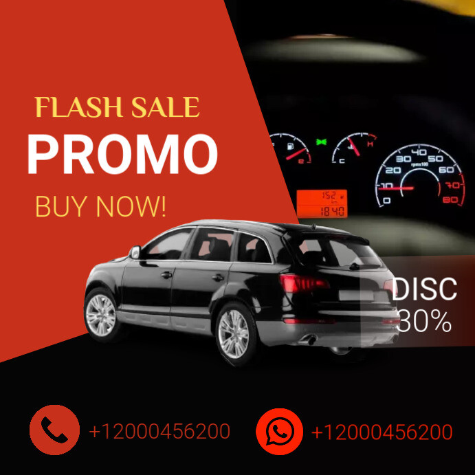Promo Auto Plantilla de Auto Deals Car Sale Promo | PosterMyWall