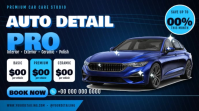 Purple Auto Detailing YouTube-thumbnail Template