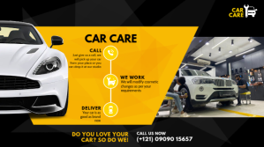 Auto Detailing Services Ad Twitter Post template