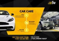 Auto Detailing Services Postcard Postal template