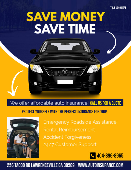 Copy of Auto Insurance TEMPLATE - DEALER FLYER | PosterMyWall