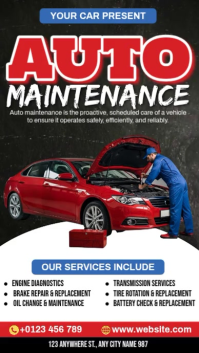 Auto Maintenance Services Instagram Reel template