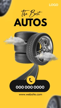 Auto mechanic flyer design template