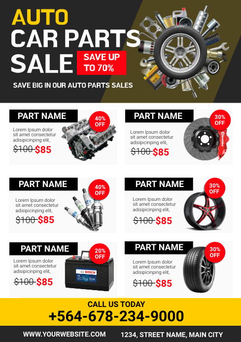 Copy Of Auto Part Sale PosterMyWall copy-of-auto-part-sale-postermywall