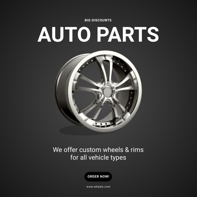 Auto Parts Instagram Ad Template | PosterMyWall