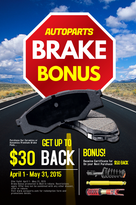 Autoparts Poster Template | PosterMyWall